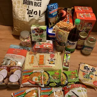 They have a lot of instant noodles selection japanese,vietnamese,thai,korean,chinese and filipino