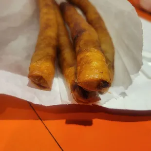 Freshly fried lumpia