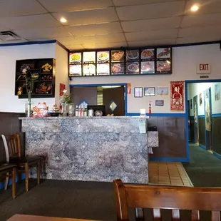 Inside is cute. Smells and looks clean too.