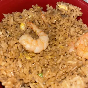Shrimp fried rice