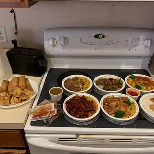 6 lunch specials, all this for under $40!
