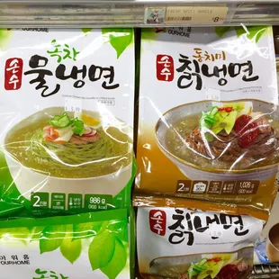 Cold soup noodles for hot summer. 2 packs per bag, $5.99 - price of 05/03/2016
