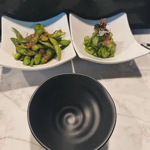 Spicy Soy Garlic Edamame