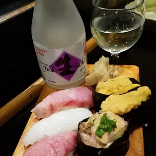 sushi and sashimi, food, sashimi, sushi
