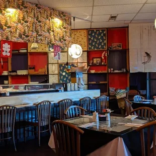 Los Alamos Origami Restaurant interior