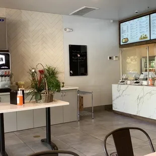 Cashier and Drink area