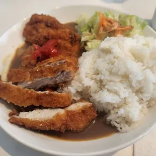 Chicken katsu curry