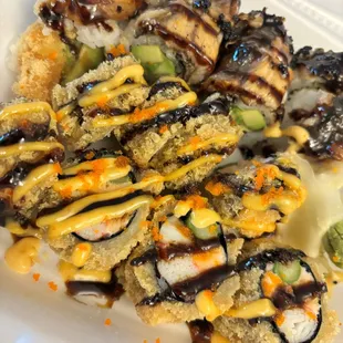 sushi, sashimi, sushi and sashimi, food