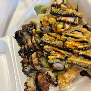 sushi and sashimi, sashimi, food, sushi