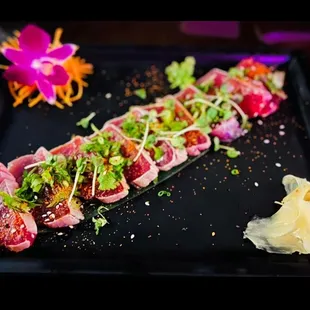 Tuna Tataki!! So good and the tuna tasted so fresh
