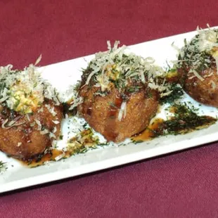 Takoyaki Fried Octopus Dumplings