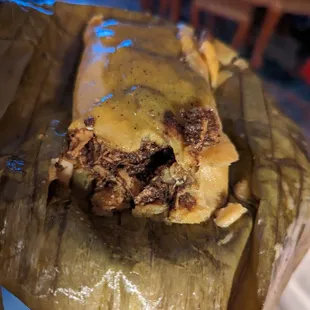 Chicken mole tamale filling