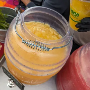 Passion fruit agua fresca