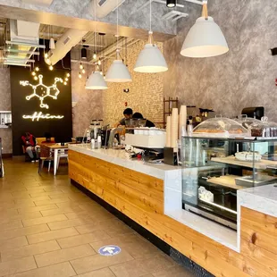 a view of the counter
