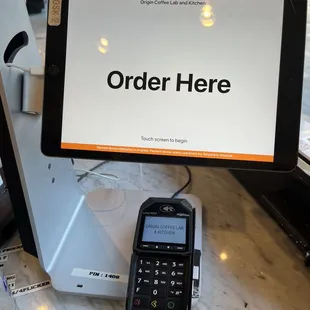 Our lattes were not cheap! This is this coffee shop&apos;s method of ordering! Awful!