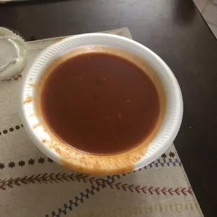 I drained over a cup of sauce from my wing containers. Excessive to say the least.