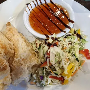 Thai style shrimp with sweet chili sauce