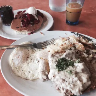 Chicken Fried Steak & Eggs