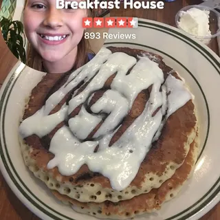 Cinnamon Roll Pancakes