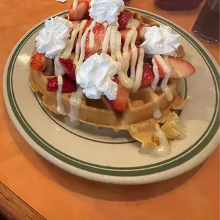 Fresh Strawberry Waffle