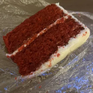 Red velvet cake. Bomb.