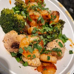 Red Chili Lime Shrimp Bowl GF