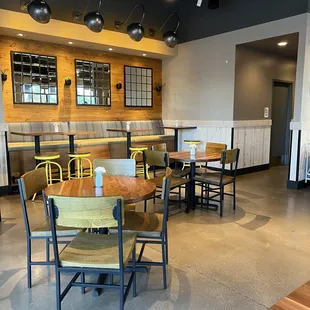 the interior of a restaurant