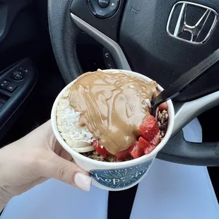 Acai Bowl ADD peanut butter