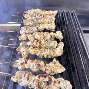 Chicken souvlaki