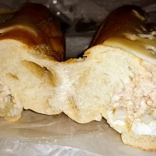 Large tuna hoagie.