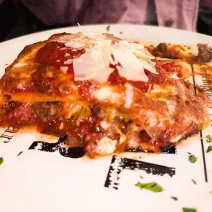 Beef lasagna