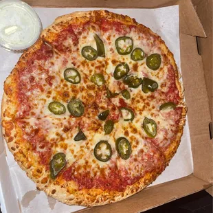 Jalapeño pizza