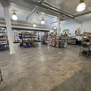 the inside of a grocery store