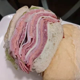 I had to come back for the 18 layers of deli goodness. So good but I think I prefer a smaller size for a better roll-to-deli meat ratio.