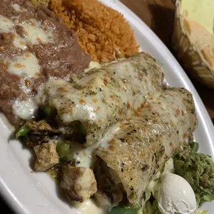 Enchiladas Ahumadas (chicken)