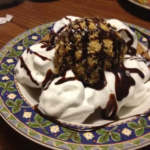 Deep fried ice cream