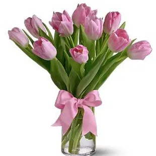 Tulips available year round in all colors.