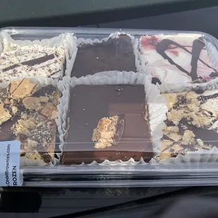 Build-your-own pack of 6 for $44. Prices per brownie ranges between $6-8.