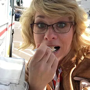 Carmel Espresso brownie!!! Omg yum!!!