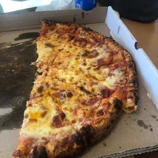 Pep pizza extra cheese!
