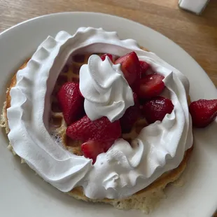 Strawberry waffle