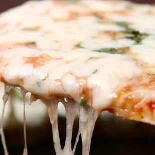 a slice being lifted by a fork