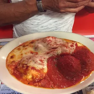 Stuffed shells with meatballs - very good.?