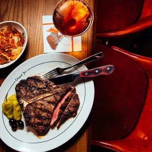 24oz Porterhouse with side of House Made Meat Ravioli