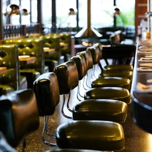 The Joe's counter overlooking the exhibition style open kitchen