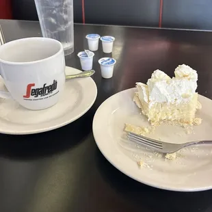 Coconut cream pie lacking flavor