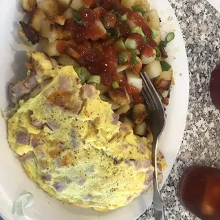 Ham and Cheese Omelette