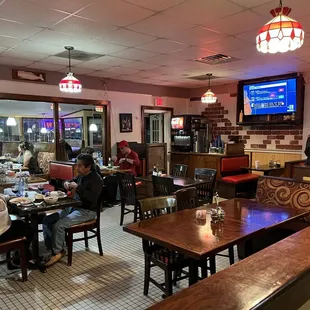 diners and dining area