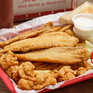 fried fish and fries