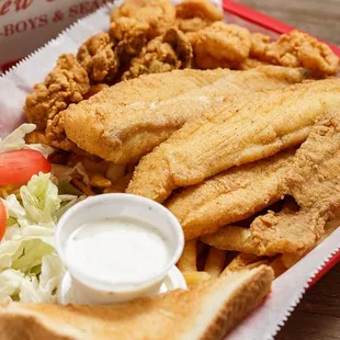 fried fish and fries